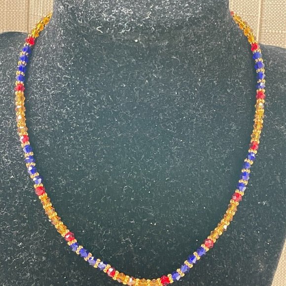 Women Necklace Multi Color Beads Mala Fashion Jewelry Wrap Bracelet - Picture 4 of 9